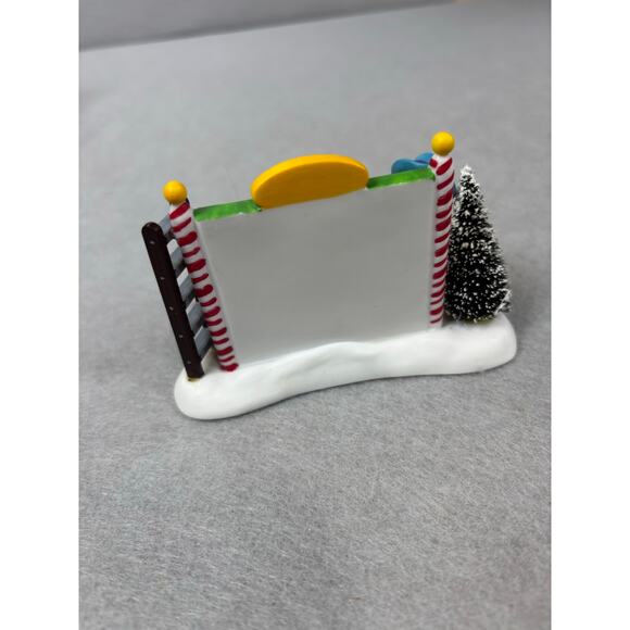 Department 56 North Pole Series "A Puzzling Sign" Accessory 799952- Retired 2007 - Picture 5 of 8